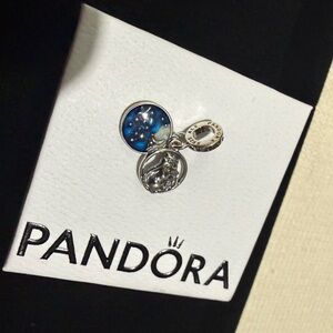 Pandora Silver and Blue Charm